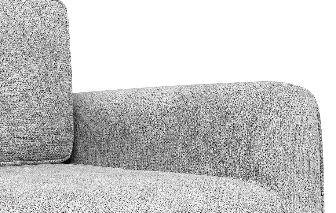 Шелдон / Диван - кровать угловой велюр sierra 1 светло-серый